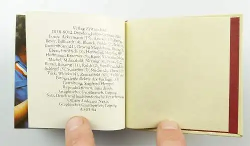 #e5871 Minibuch: Deutsche Demokratische Republik Verlag Zeit im Bild DDR Dresden