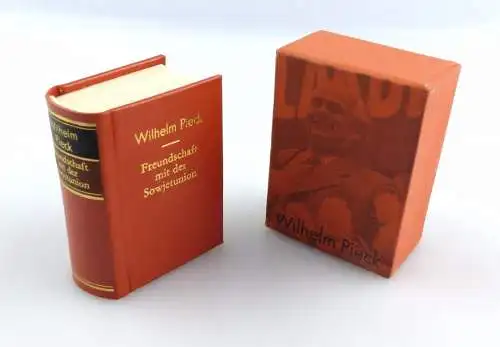 #e5864 Minibuch: Wilhelm Pieck - Freundschaft mit der Sowjetunion Dietz Verlag