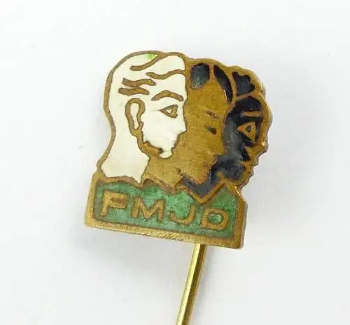#e5834 DDR Anstecknadel FMJD goldfarben