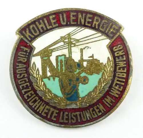 #e5831 Abzeichen / Medaille Kohle & Energie verl. 1953-63 vgl. Band I Nr. 127/08