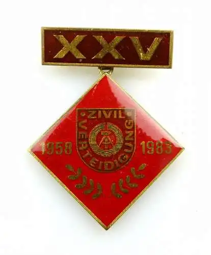 #e5565 DDR Abzeichen / Ehrenzeichen zum 25. Jahrestag der Zivilverteidigung 