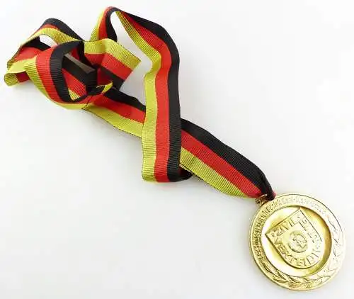 #e5534 DDR Medaille in Gold Leistungsvergleich Bezirk Karl-Marx-Stadt Zivilvert.