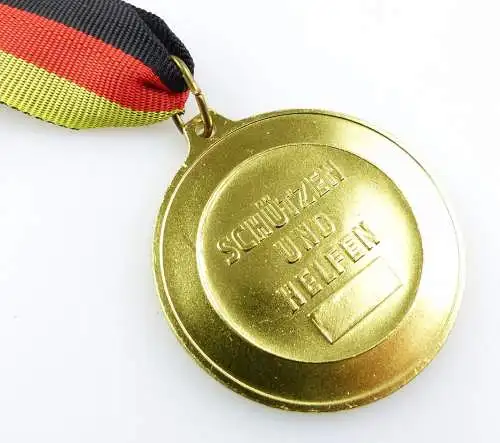 #e5534 DDR Medaille in Gold Leistungsvergleich Bezirk Karl-Marx-Stadt Zivilvert.