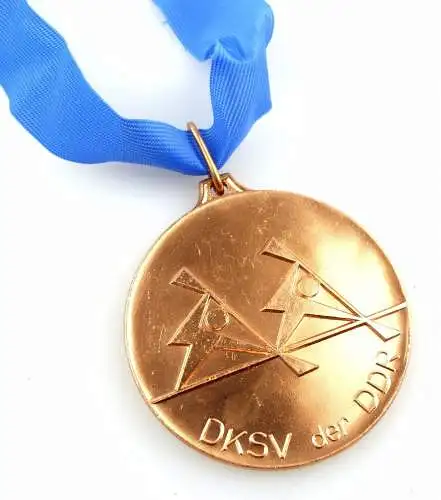 #e5527 DDR Medaille DKSV der DDR Kanusport mit Band