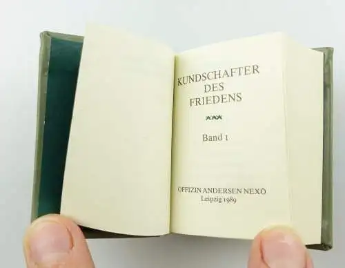 #e5436 Minibuch: Kundschafter des Friedens Band I Offizin Andersen Nexö Leipzig