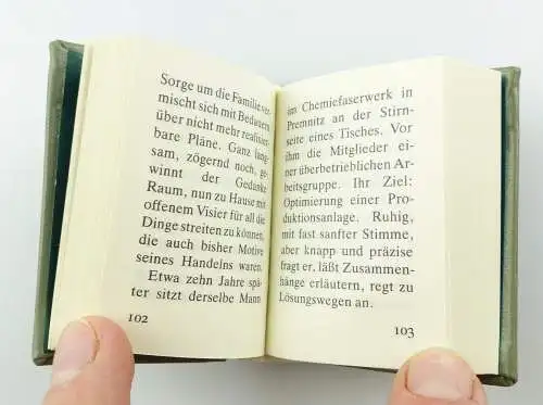 #e5436 Minibuch: Kundschafter des Friedens Band I Offizin Andersen Nexö Leipzig