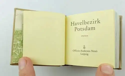 #e5433 Minibuch: Havelbezirk Potsdam Offizin Andersen Nexö Leipzig