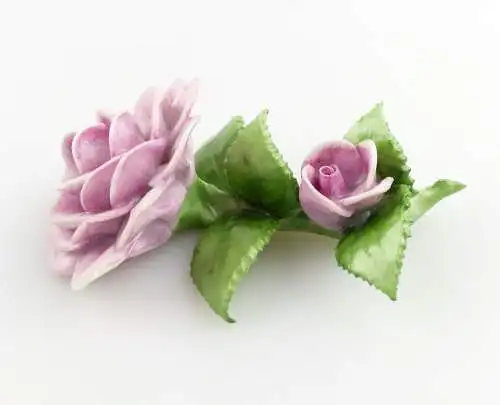#e5102 PMP Porzellan Manufaktur Plaue Schierholz Blume Rose