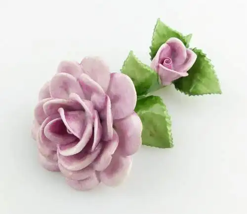 #e5102 PMP Porzellan Manufaktur Plaue Schierholz Blume Rose