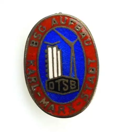 #e5010 Abzeichen / Anstecknadel BSG Aufbau DTSB Karl-Marx-Stadt 