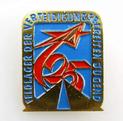#e4992 Abzeichen Signal DDR 25 Feldlager der Verteidigungsbereiten Jugend