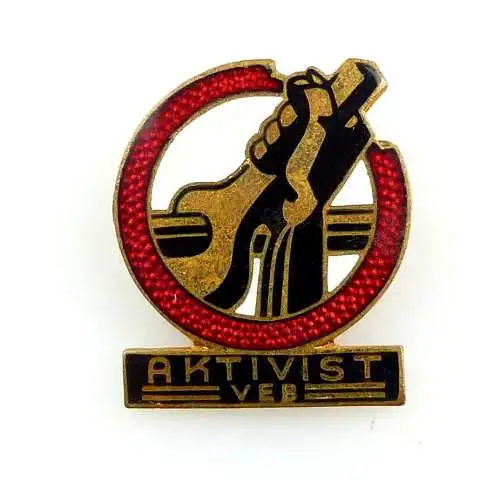 #e4964 Abzeichen: VEB Aktivist hinten gestemplelt vgl. Band IV Nr. 11 c
