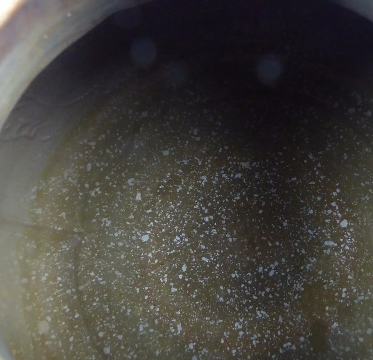 e4924 Kanne / Teekanne mit Deckel in 999er Silber Handarbeit Halbmond & Krone 7