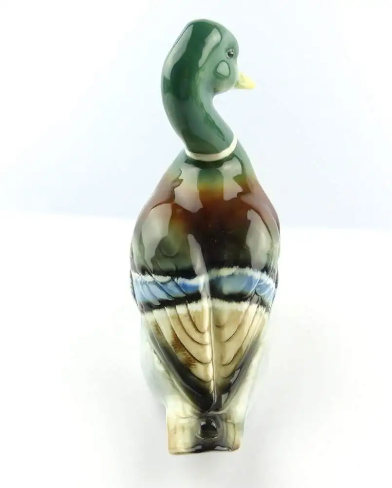 #e4830 Riesige Porzellanfigur sitzende Ente von Gräfenthal 5
