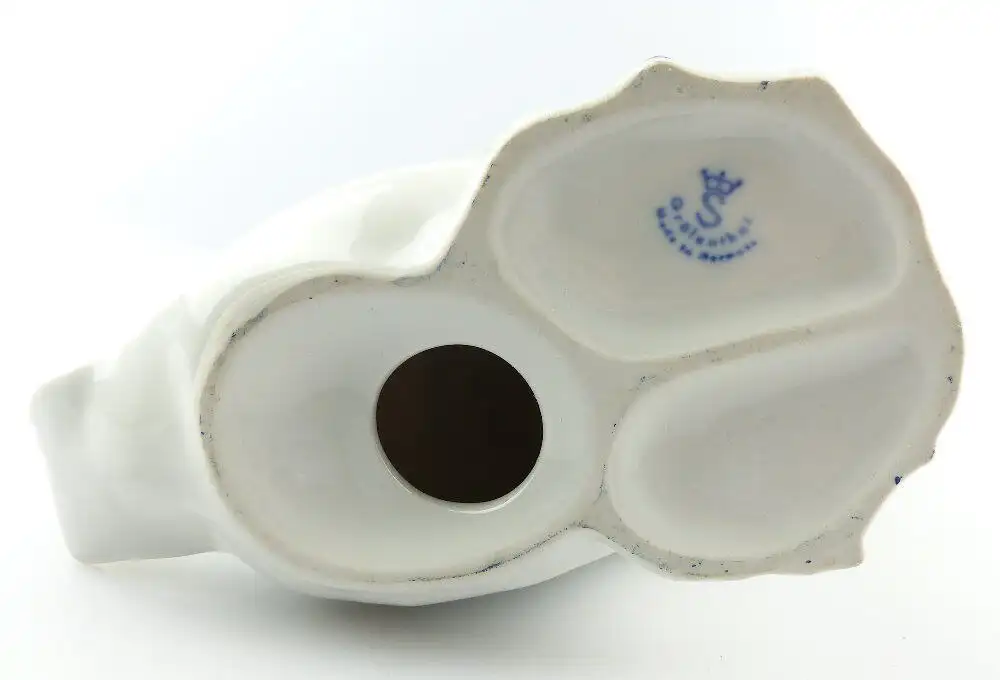 #e4830 Riesige Porzellanfigur sitzende Ente von Gräfenthal 6