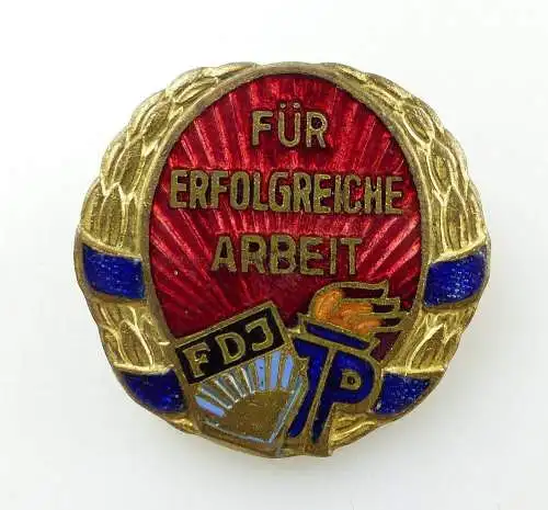 #e4820 Abzeichen für erfolgreiche Arbeit bei der FDJ JP DDR