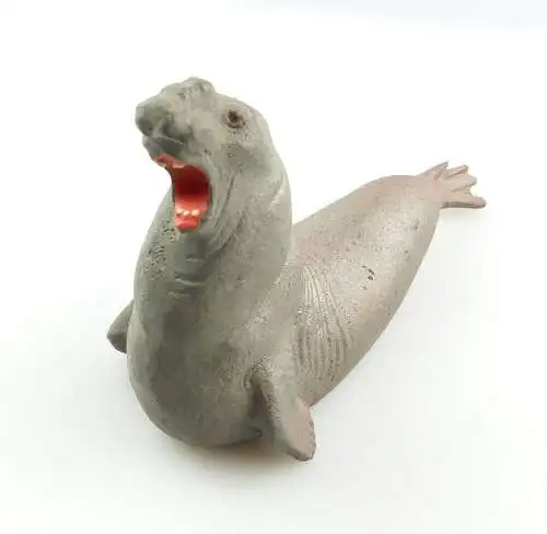 #e4732 Altes Lineol Tier / Massefigur Walross