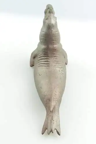 #e4732 Altes Lineol Tier / Massefigur Walross