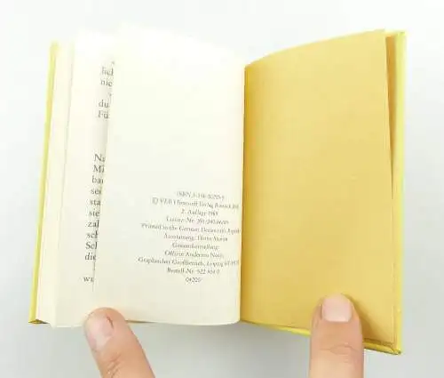 #e4368 Minibuch: Colberts Märchen nach der Mode ein kleines Erotikon H. Zander