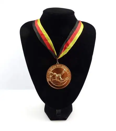 #e4152 DDR Medaille Feuerwehr Bezirks Ausscheid Bronze Sieger