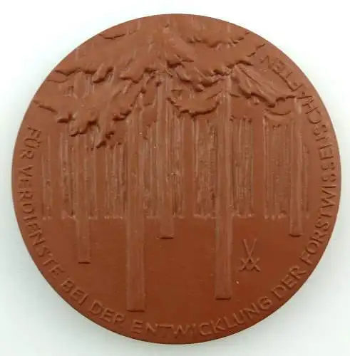 #e3738 Meissen Medaille Institut für Forstwissenschaften IFE 150 Jahre