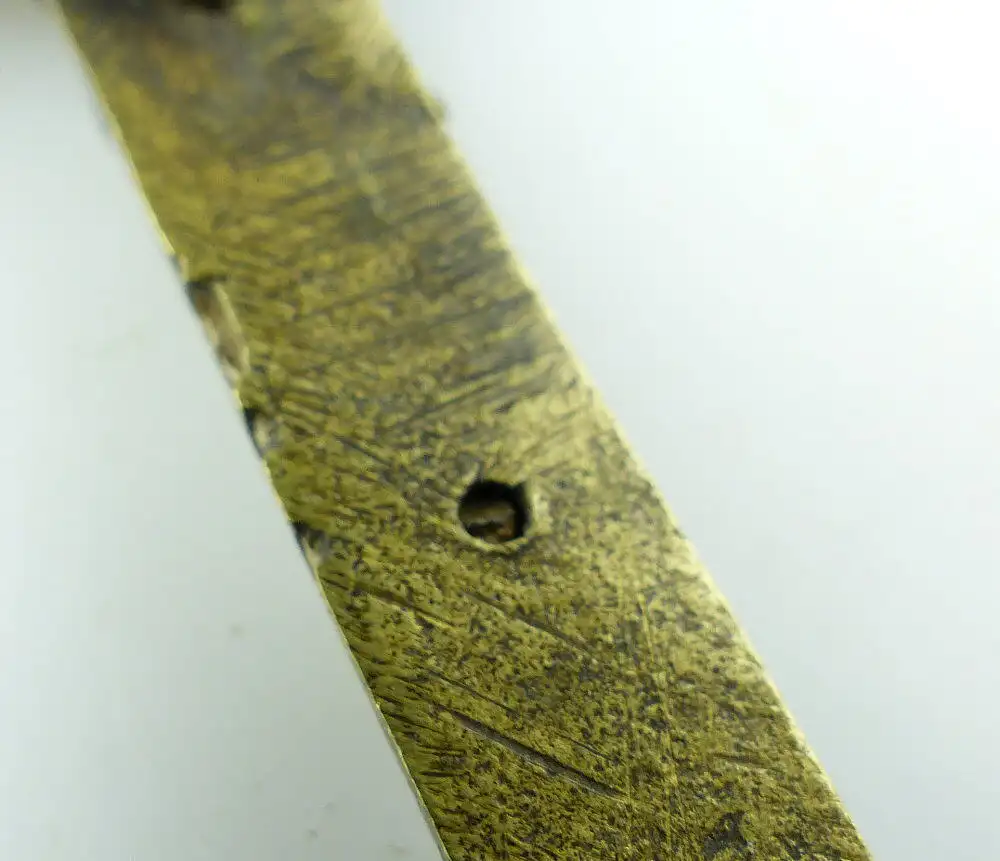 #e3723 Sehr altes Kreuz aus Bronze 2 teilig 4