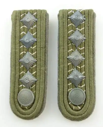 #e3540 1 Paar DDR NVA Schulterstücke Landstreitkräfte Stabsoberfähnrich 