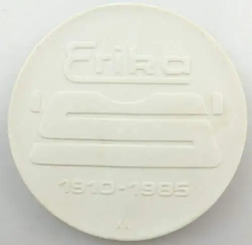 #e3514 Meissen Medaille Erika S 1910 - 1985 robotron Schreibmaschinen Wertarbeit