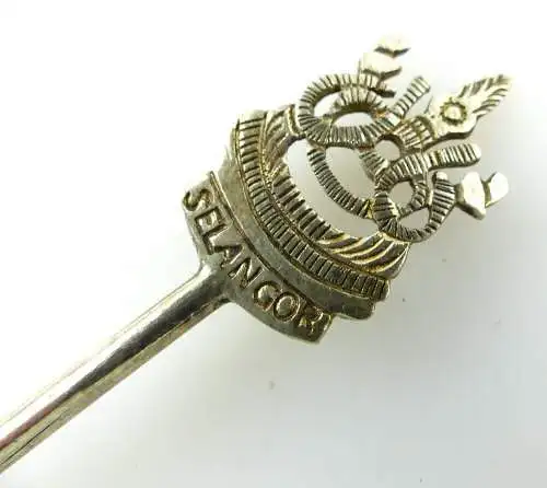 #e3297 Versilberter Andenkenlöffel / Sammlerlöffel Selan Gor 1260 B