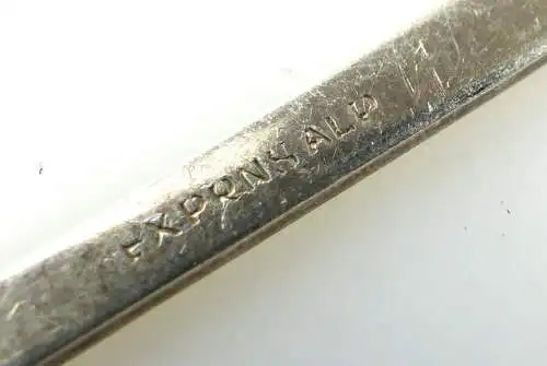 #e3303 Versilberter Andenkenlöffel / Sammlerlöffel EXPRNS ALP 