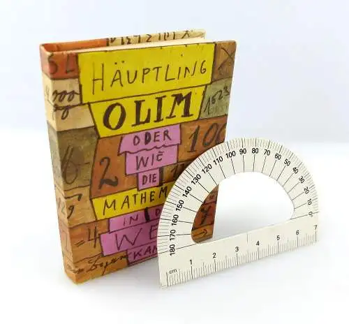 #e3176 Minibuch: Häupling Olim / wie die Mathematik... + original Winkelmesser