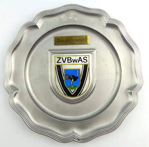 #e3053 Andenkenteller /Ehrenteller Zur Erinnerung ZVBwAS