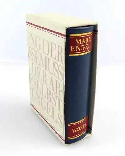 #e2930 Minibuch: Marx Engels Worte Dietz Verlag Berlin 1982