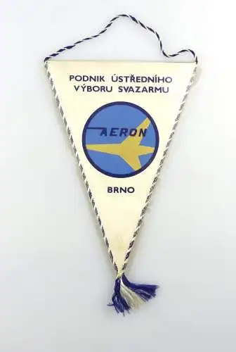 #e2900 DDR Wimpel: Podnik ustredniho vyboru svazarmu BRNO Aeron