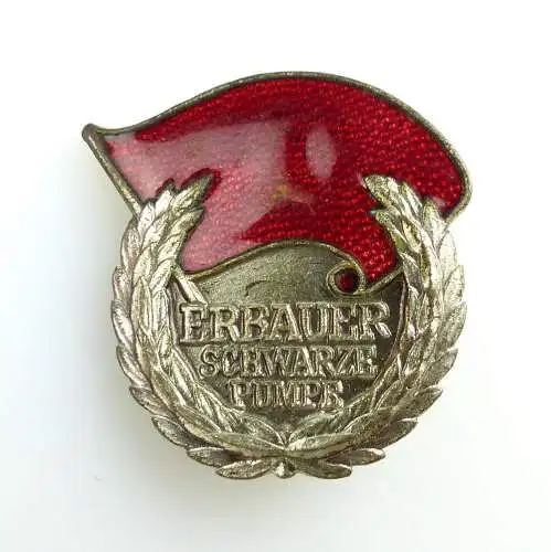 #e2841 DDR Abzeichen Erbauer schwarze Pumpe