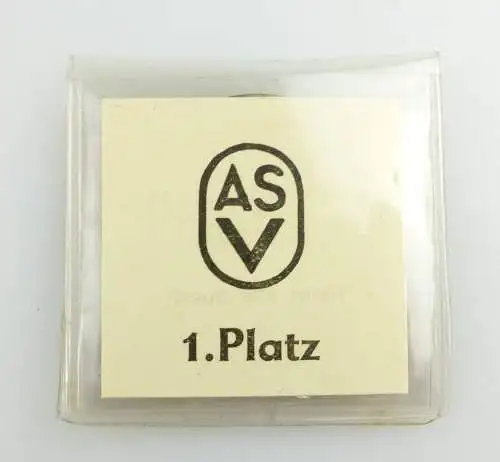 #e2815 Medaille Sportorganisation Meisterschaften ASV silberfarben