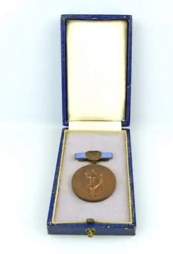#e2680 FDJ Medaille Artur Becker bronzefarben für die Zukunft unserer Jugend DDR