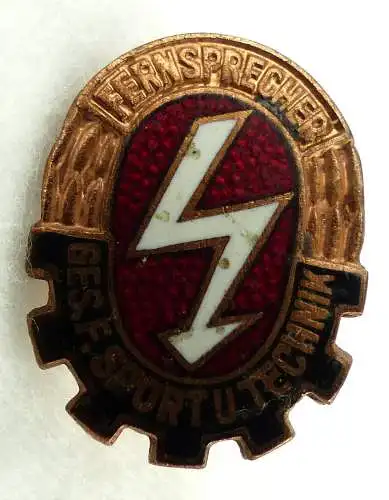 GST656c-3 Fernsprech Leistungsabzeichen 1958-1964 vgl. Band VII Nr. 656c Bronze 