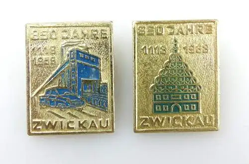 #e2624 2x DDR Abzeichen 850 Jahre Zwickau 1118-1968