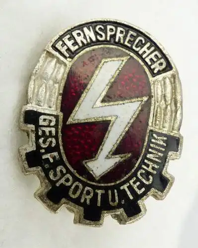 GST655b vgl. Band VII Nr. 655b in Silber Fernsprech Leistungsabzeichen 1958-1964