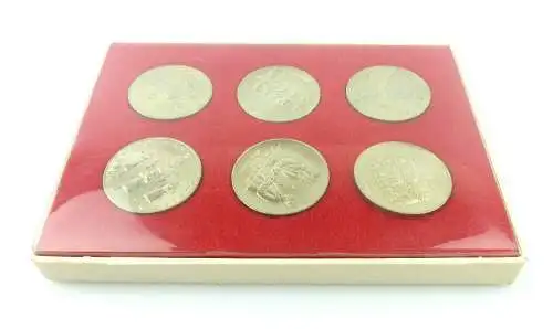 #e2383 6 alte seltene Medaillen Waffenbrüder, I. Regiment 1956, Volk und Armee..