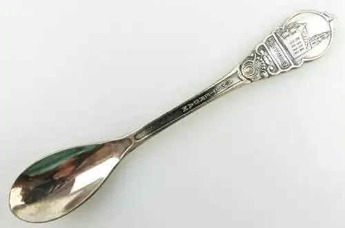 #e2237 Amsterdam 100er Silberauflage Sammlerlöffel /Kaffelöffel /Andenkenlöffel 