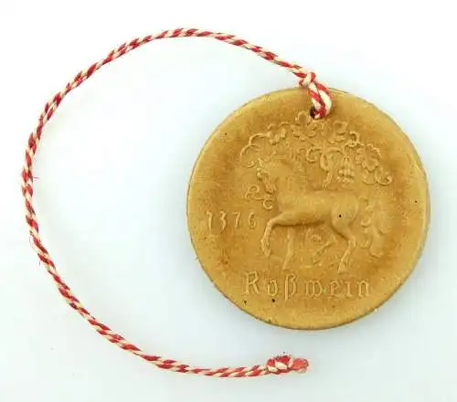 #e2111 Rossweiner Schulfest 9.-11.Juli 1955 mit Heimattreffen Roßwein Medaille