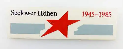 #e2060 Seelower Höhen 1945 - 1985 DDR Abzeichen