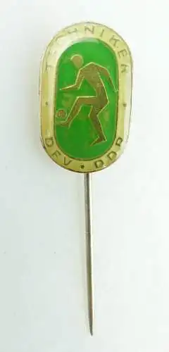 #e1969 Techniker DFV DDR grün silberfarben Deutscher Fußball Verband