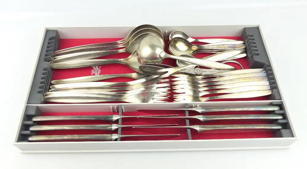 39 teiliges WMF Besteck in 90er Silberauflage e1846 11