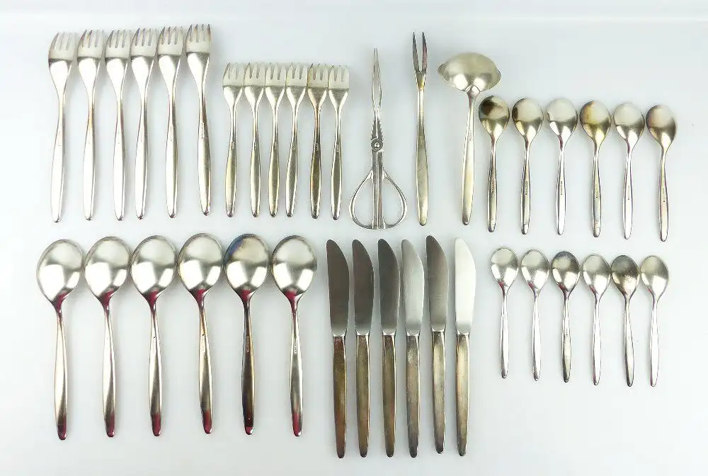 39 teiliges WMF Besteck in 90er Silberauflage e1846 8