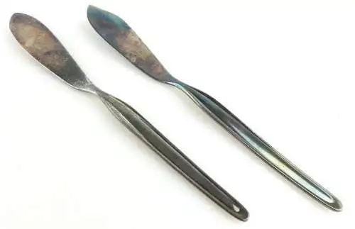 2 original alte WMF Vorleger /Vorlegemesser in 90er Silberauflage e1840