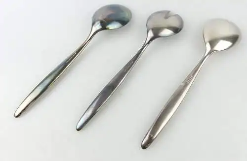 3 original alte WMF Vorlegelöffel /Salatlöffel in 90er Silberauflage e1838