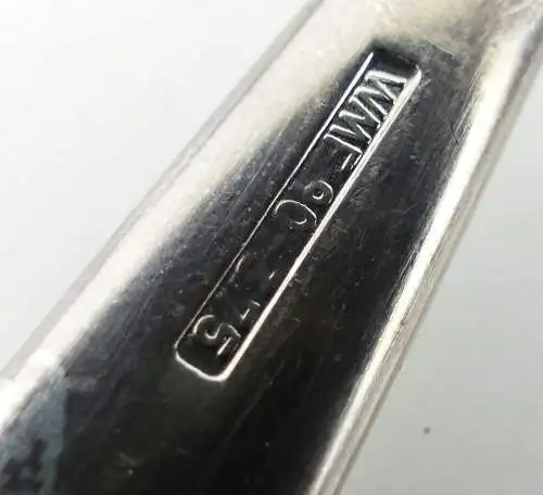 3 original alte WMF Vorlegelöffel /Salatlöffel in 90er Silberauflage e1838